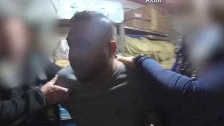 Moment van driver who took 20 lines of cocaine before running over three-year-old girl arrested