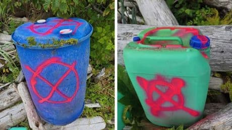 Hundreds of mysterious containers found floating off Alaskan island as authorities probe where they came from