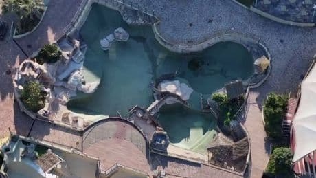 Abandoned theme park left ‘frozen in time’ where stranded Orca whales and bottlenose dolphins have been left to rot