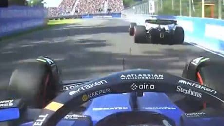 Williams, un drama: el tráfico 'mata' a Sainz y Albon pierde el cubremotor