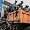 Red Cross escorts hundreds of stranded Congolese soldiers from rebel-controlled city to capital