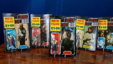 Star Wars figure found in loft sells for £2,000 at auction