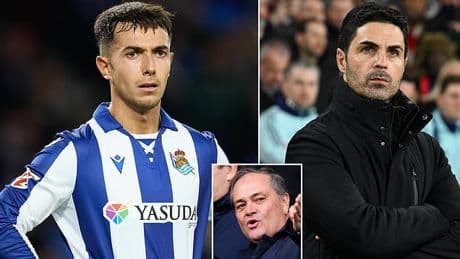 Real Sociedad chief urges Martin Zubimendi to SNUB Arsenal - as Spaniard 'gets set for Gunners medical ahead of £51m move'