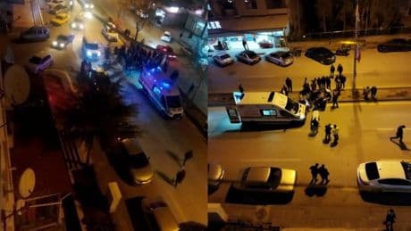 Ankara'da motosiklet yolun karşısına geçen yayaya çarptı: İki yaralı