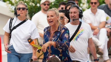 "Fernsehgarten" übt Evakuierung: Unwetter bedroht Andrea Kiewels Mallorca-Party