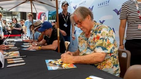 Les « pères » des Simpson à la rencontre de leurs fans à Annecy