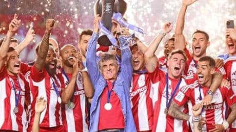 Mendilibar también gana la Copa de Grecia con su Olympiacos y firma el doblete nacional