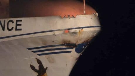 Drones strike ship carrying aid to Gaza, organizers say