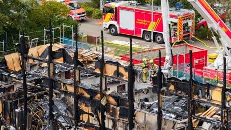 Hannover: Feuer zerstört Turnhalle – Lösungen für Sport sollen schnell her