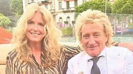 Sir Rod Stewart enjoys 'wonderful' romantic break with wife Penny amid health setback