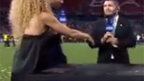 UFC legend Khabib Nurmagomedov causes stir after refusing to shake female sports presenter’s hand