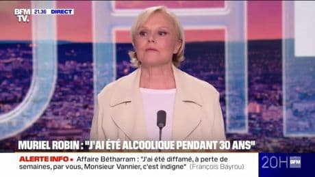 "Une femme qui boit c'est une pochtronne quand ce n'est pas une pute", Muriel Robin parle du tabou de l'alcoolisme des femmes