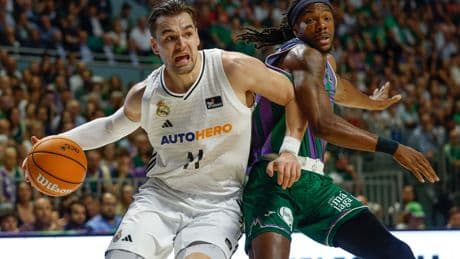 El Real Madrid cierra la histórica temporada del Unicaja Málaga