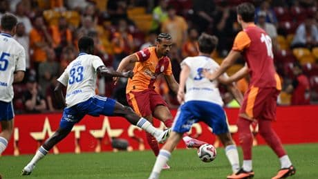 Galatasaray'da Leroy Sane, ilk maçına çıktı