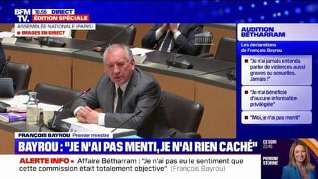 Affaire Bétharram: "Aujourd'hui, on aurait mille alarmes grâce aux réseaux sociaux", affirme François Bayrou