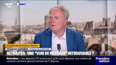Conclave sur les retraites: "Le patronat n'a pas joué le jeu", estime François Hommeril (CFE-CGC)