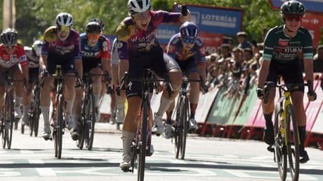 Etapa y liderato de la Vuelta a España femenina para Femke Gerritse en Huesca