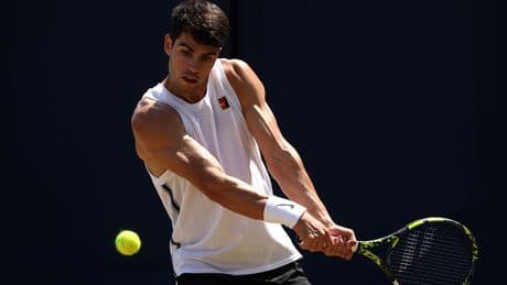When is Carlos Alcaraz playing at Queen’s?