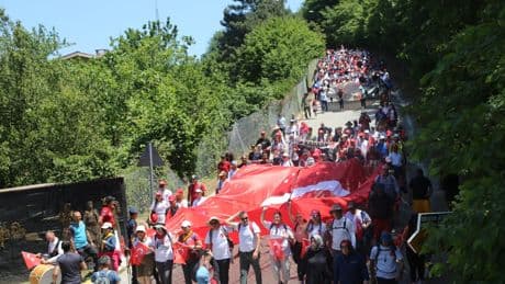 İnebolu'dan Kastamonu'ya 95 kilometrelik Atatürk ve İstiklal Yolu Yürüyüşü başladı