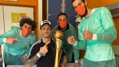 El título más emotivo de la Virtus, dedicado a Polonara, que padece leucemia