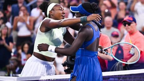 Canadese Victoria Mboko (18) stunt tegen nummer twee van de wereld Coco Gauff (21) in Montreal