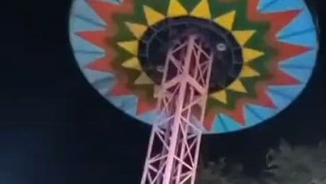 People seriously hurt after fairground ride plummets 50ft to ground