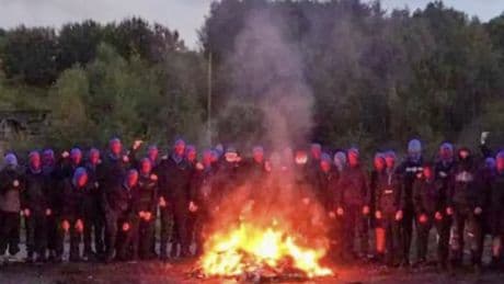 Union Bears torch Green Brigade gear as Celtic ultras targeted by gloating Rangers rivals