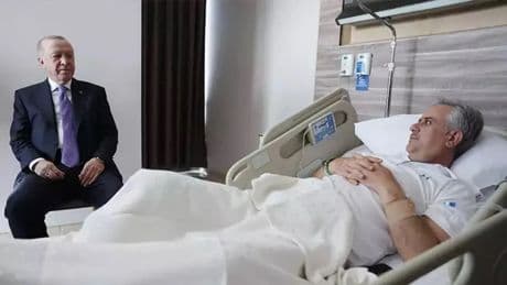 Başkan Erdoğan'dan AK Parti Genel Başkan Yardımcısı Yalçın'a "geçmiş olsun" ziyareti
