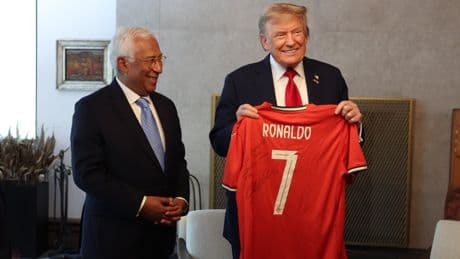El 'mensaje' de Cristiano Ronaldo a Trump: "Jugando por la paz"