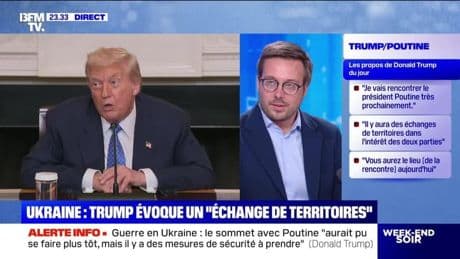 Ukraine : Trump évoque un "échange de territoires" - 08/08