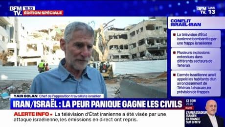 Iran-Israël: "Il y a une distinction claire entre se battre contre l’Iran et le fait qu’on ait des problèmes internes", explique le chef de l’opposition travailliste israélienne