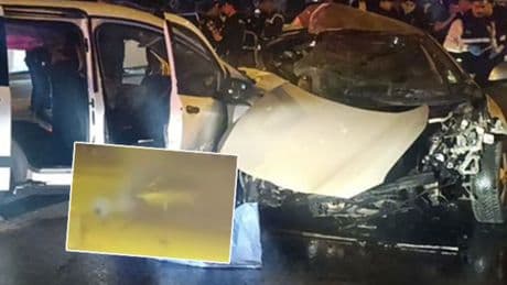 2'si çocuk, 5 kişi öldü! Katliam gibi kaza kamerada!