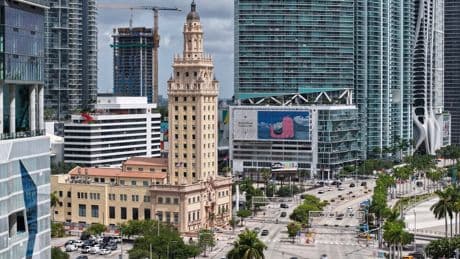 Miami’s Freedom Tower reopens as Trump ramps up arrests in city of Cuban migrant pride