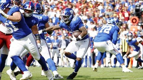 Giants taking lack of rushing attack ‘personal’ with physical point to prove in Week 2
