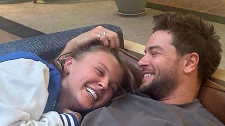 JoJo Siwa and Chris Hughes finally confirm romance as they share a kiss on Mexico holiday