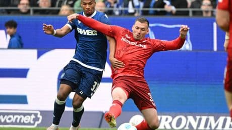 2. Fußball-Bundesliga: Vier Tore, kein Sieger: 2:2 zwischen KSC und Kaiserslautern