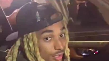 Moment fuming Bayern Munich star has hat stolen in Paris chaos and gives yob death stare after PSG’s win over Arsenal