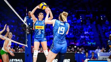 VNL: l'Italia supera la Bulgaria e fa 5 su 5