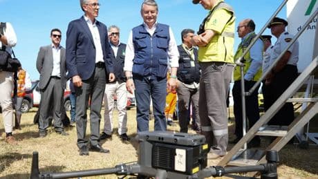La tecnología punta llega al Rocío con &#039;nidos&#039; de drones que vuelan y recargan solos