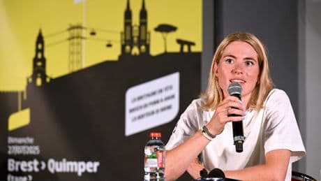 Voor Demi Vollering hoeft de Tour de France niet langer dan negen dagen te duren: ’Ik weet niet goed of een vrouwenploeg drie weken kan volhouden’