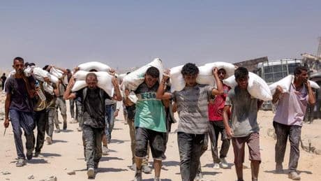 Humanitäre Lage im Gazastreifen: Donald Trump fordert Israel zu Essenslieferungen nach Gaza auf