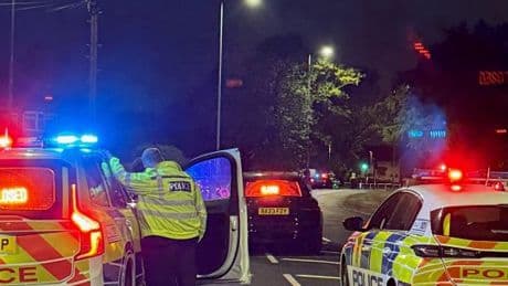 Boy, 19, killed while crossing road in horror hit-and-run as two teens, 15 and 19, are arrested