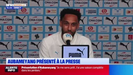Pierre-Emerick Aubameyang se projette sur sa saison avec l'OM