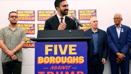 NYC candidate Zohran Mamdani is making his messaging for the mayoral race clear: Me vs Trump