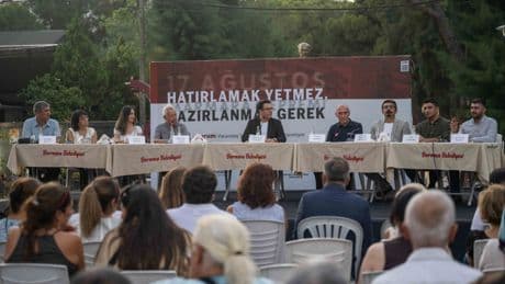 Bornova’da 17 Ağustos'un yıldönümünde etkinlik: "Rant değil, insan odaklı kentsel dönüşüm"