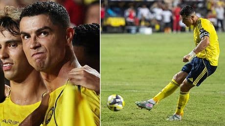 Cristiano Ronaldo scores landmark goal in cup final for Al-Nassr as Man United legend sets another record