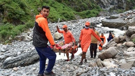 3 dead and a dozen missing as torrential rains cause flash flood in north India