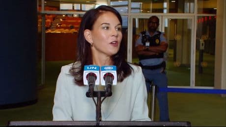 Annalena Baerbock kontert Journalistenfrage zur Israel-Aussage