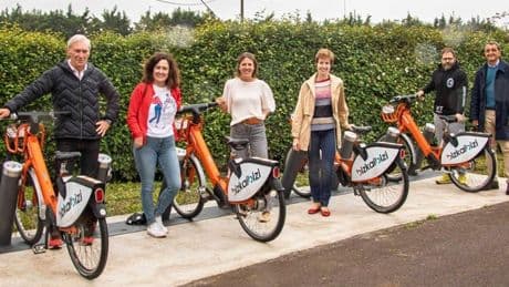 Berango amplía su red de bicicletas eléctricas con una nueva estación de BizkaiBizi