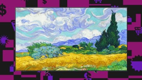 This 55-inch QLED TV is on sale for $565 and looks like a picture frame when it isn’t being used